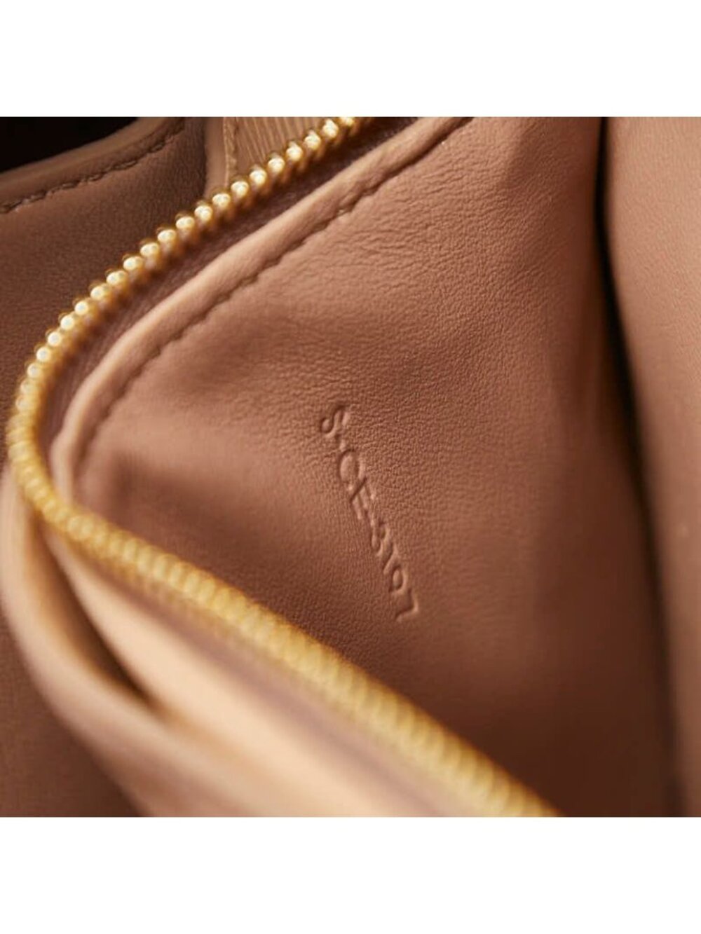 Celine Classic Box Crossbody Shoulder Bag Beige Leather - Picture 9 of 9